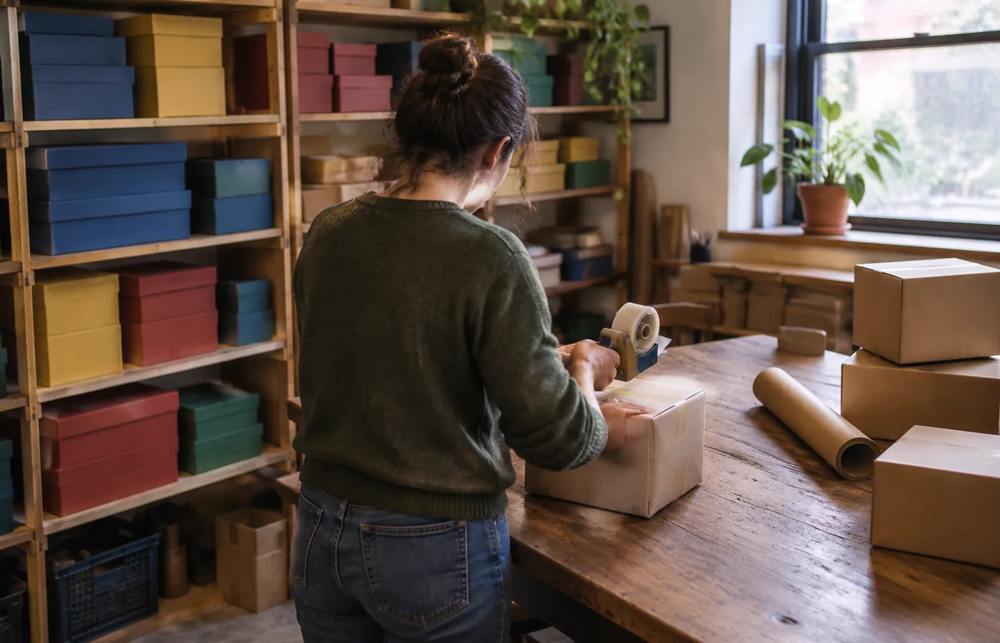 Packtisch und Lagerregale von quest fieber in Neumünster